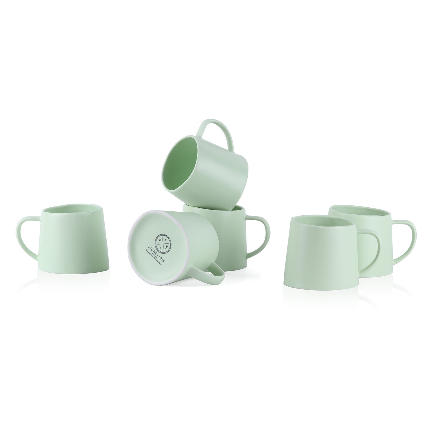 Monxra Porcelain Mug Set - Set of 6