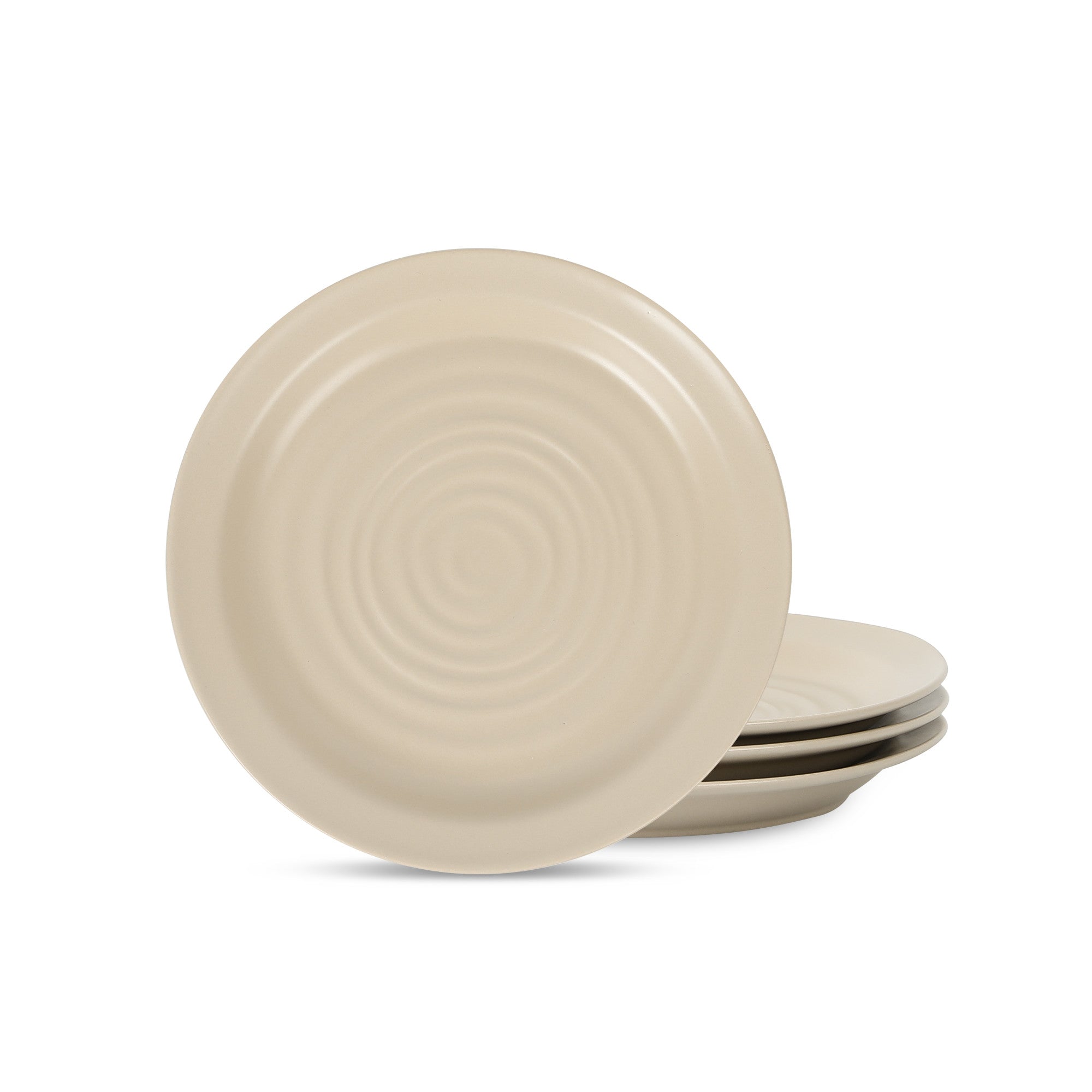 Monxra Stoneware Salad Plate - Beige