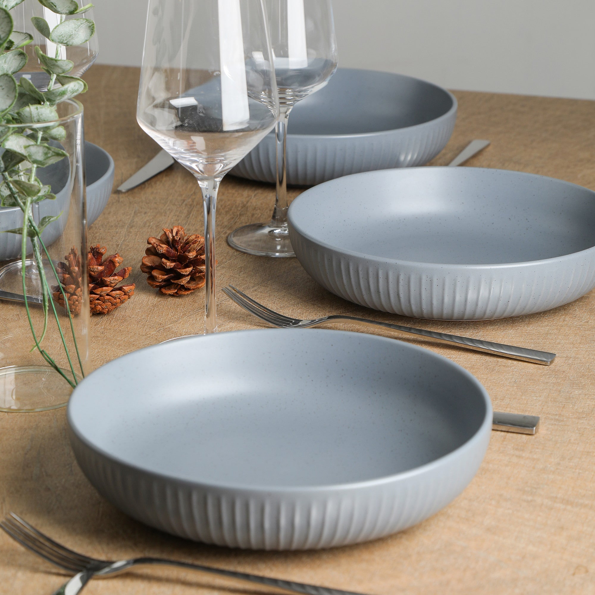 Monxra Stoneware Bowl - Grey