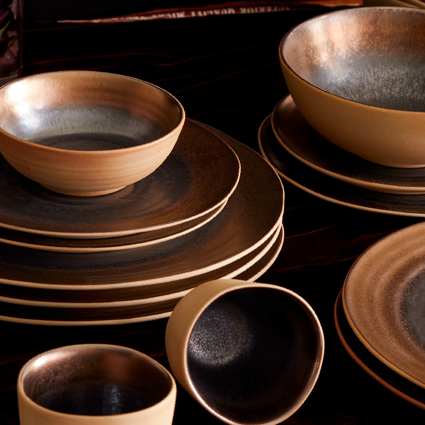 Monxra Stoneware Salad Plate - Copper