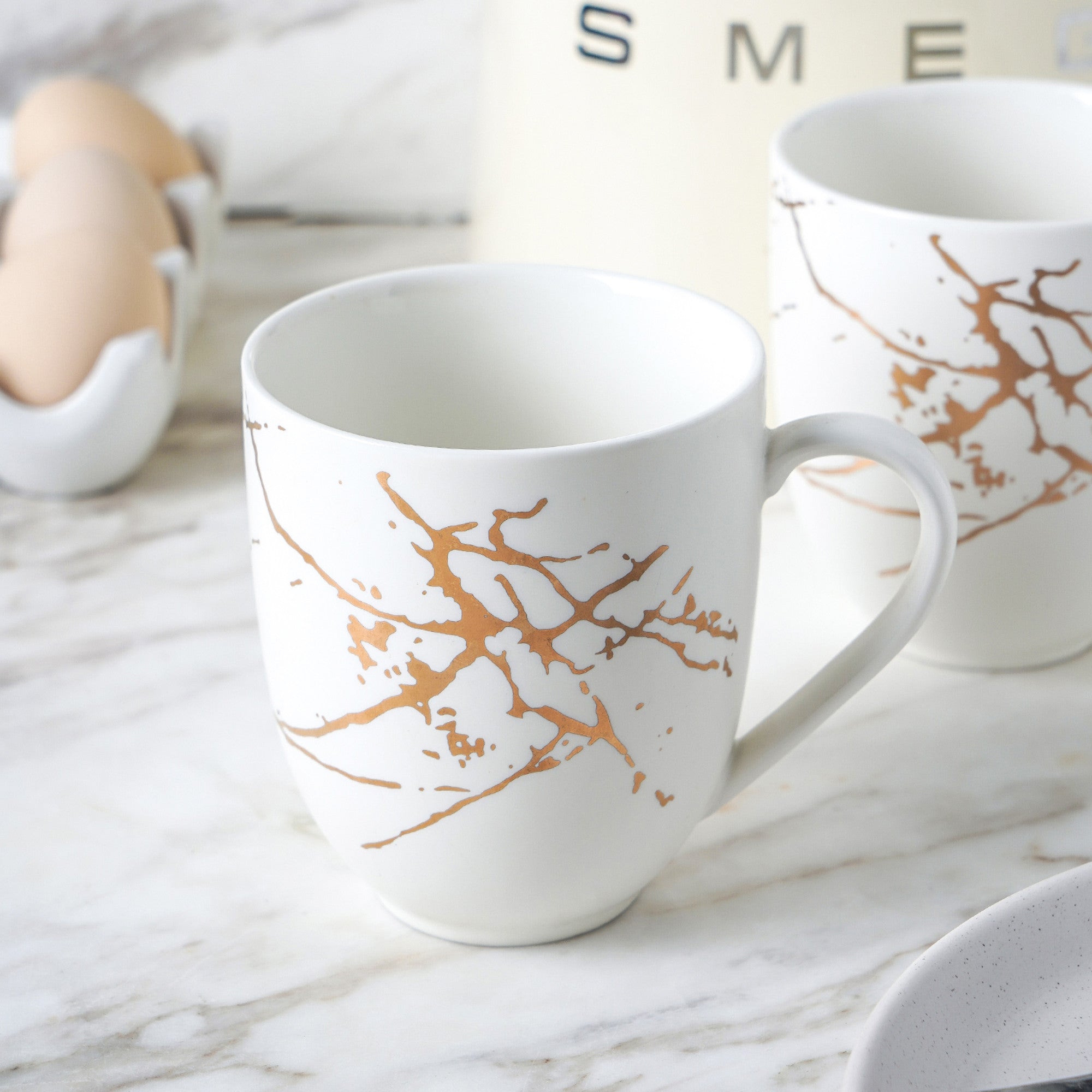 Monxra Porcelain Mug - White