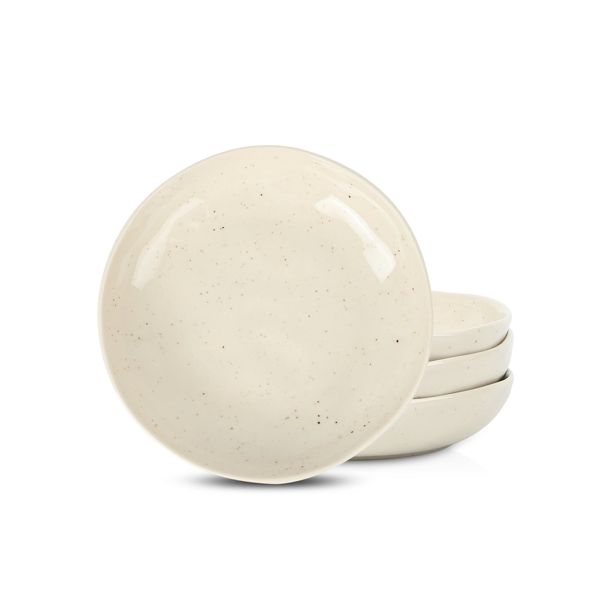 Monxra Stoneware  Pasta Bowl - Beige