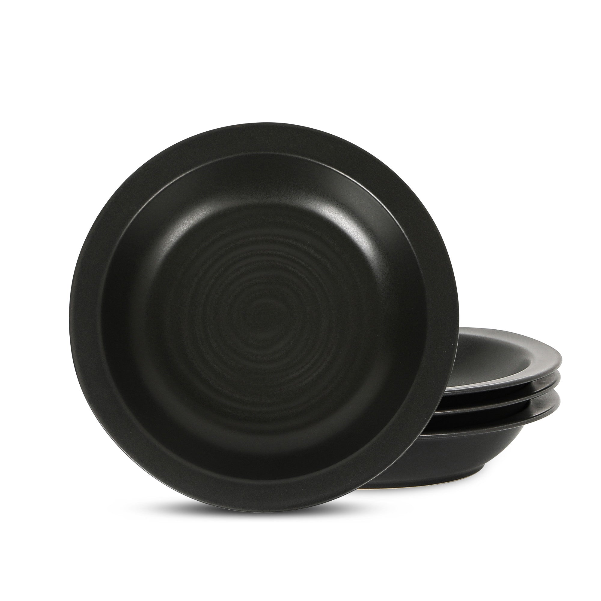 Monxra Stoneware  Pasta Bowl - Charcoal