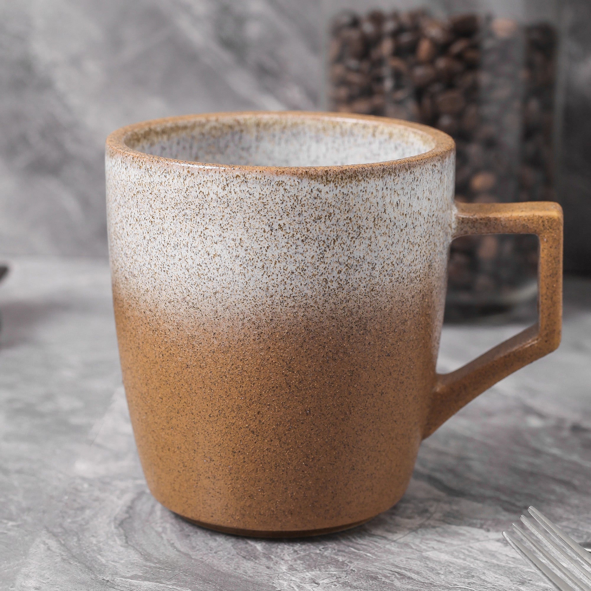 Monxra Stoneware Mug - Brown